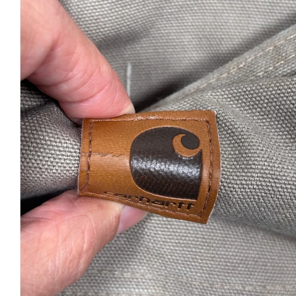 VTG Y2K Carhartt Carpenter Shorts Men 40 Tan Desert Duck Canvas B25 DES Workwear